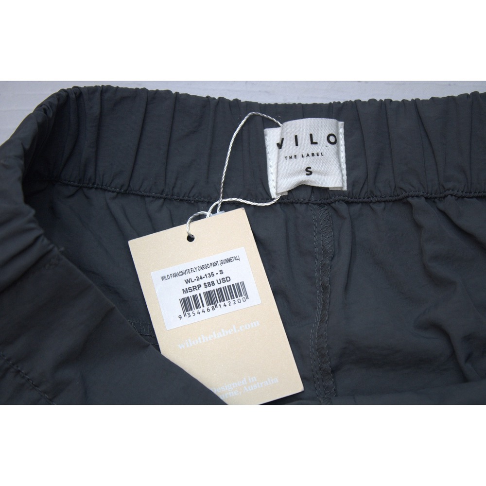 Wilo The Label Parachute Fly Cargo Pants Gunmetal Grey WL-24-135 S NWT - Picture 4 of 8